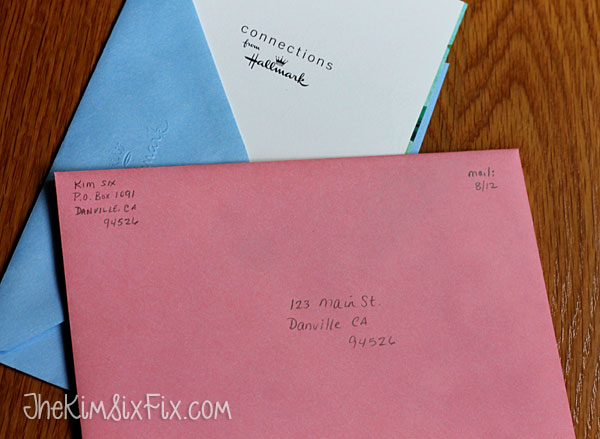 Addressing greeting cards