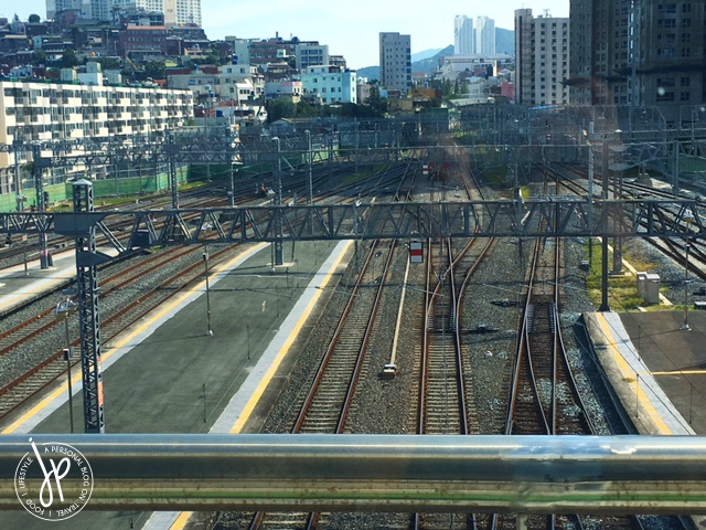 Bujeon station (Koreal)_train to busan