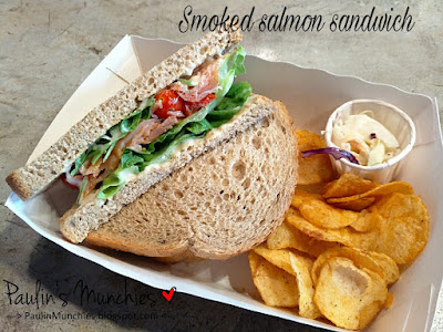 Paulin's Munchies - Food Barn at Alexandra Retail Center ARC - Smoked salmon sandwich