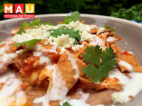 deliciosos chilaquiles rojos estilo tec