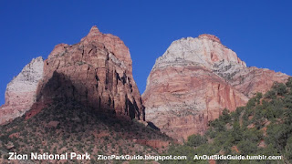 Zion National Park rock formations / cliffs