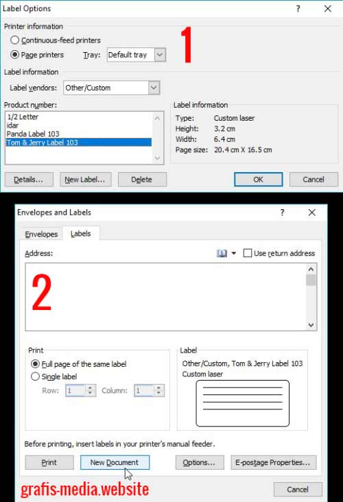 Cara Praktis Membuat Label Undangan 103 Di Microsoft Word