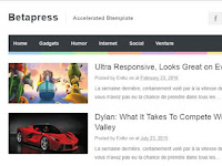 Betapress AMP Blogger Template Responsive