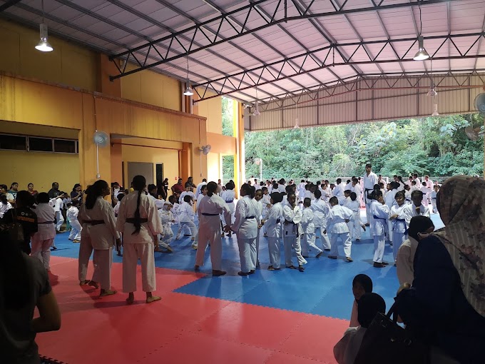 Karate Grading Day Aina dan Auni