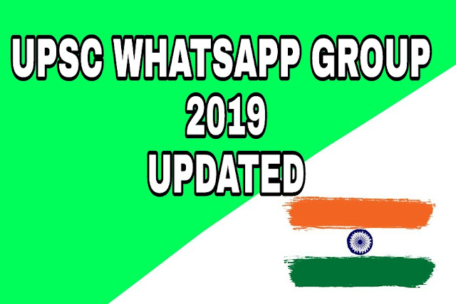 Upsc whatsapp groups 2109