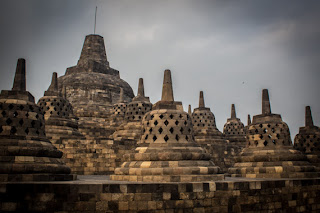The Buddhist temple of Borobudur Indonesia