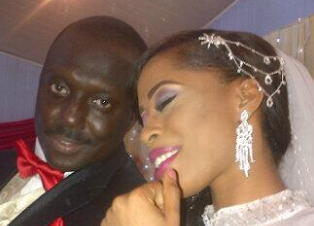 Femi Brainard and uche Nwokocha white wedding 