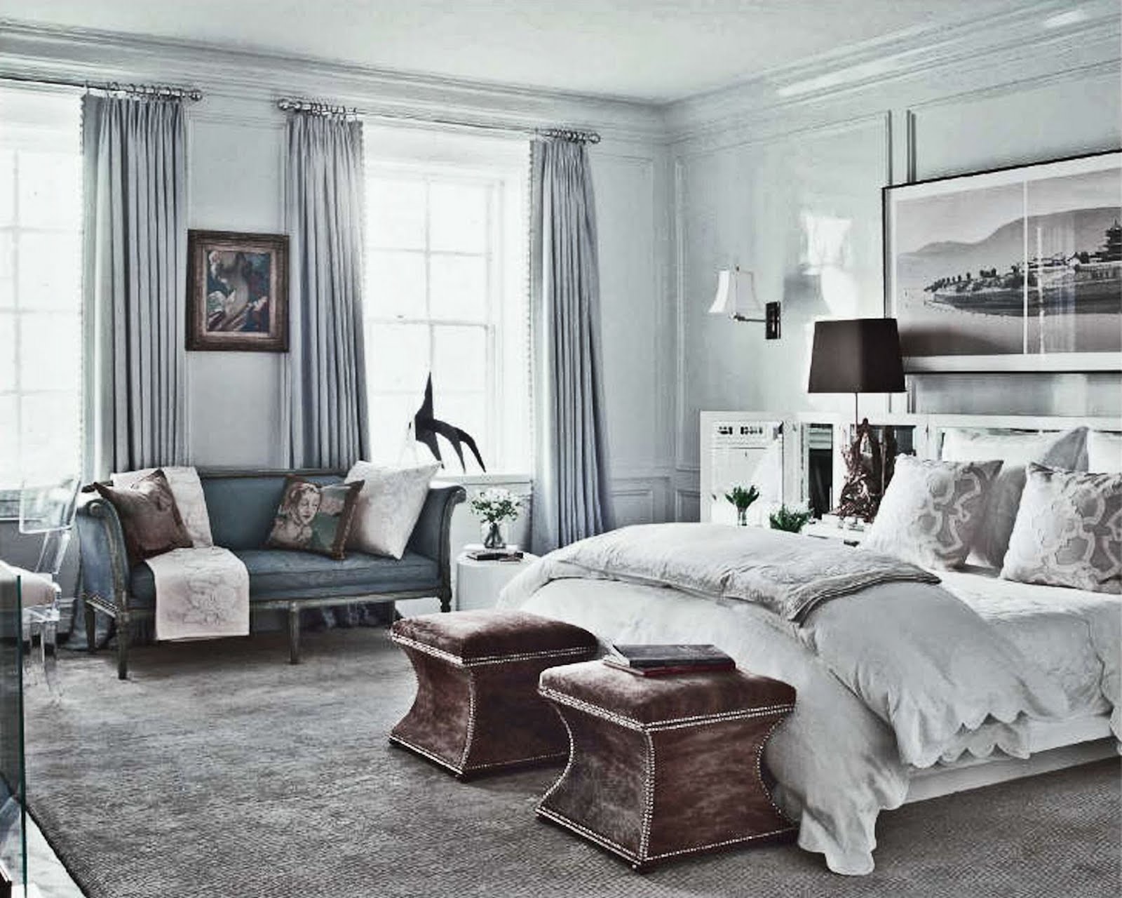 Simple Everyday Glamour Picture Perfect Bedroom 