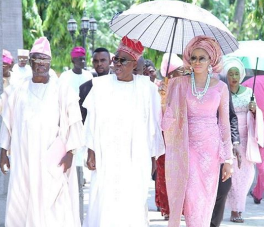 Photos: Nigerian Billionaire Wife, Shade Okoya and her husband, Rasaq, step out in style
