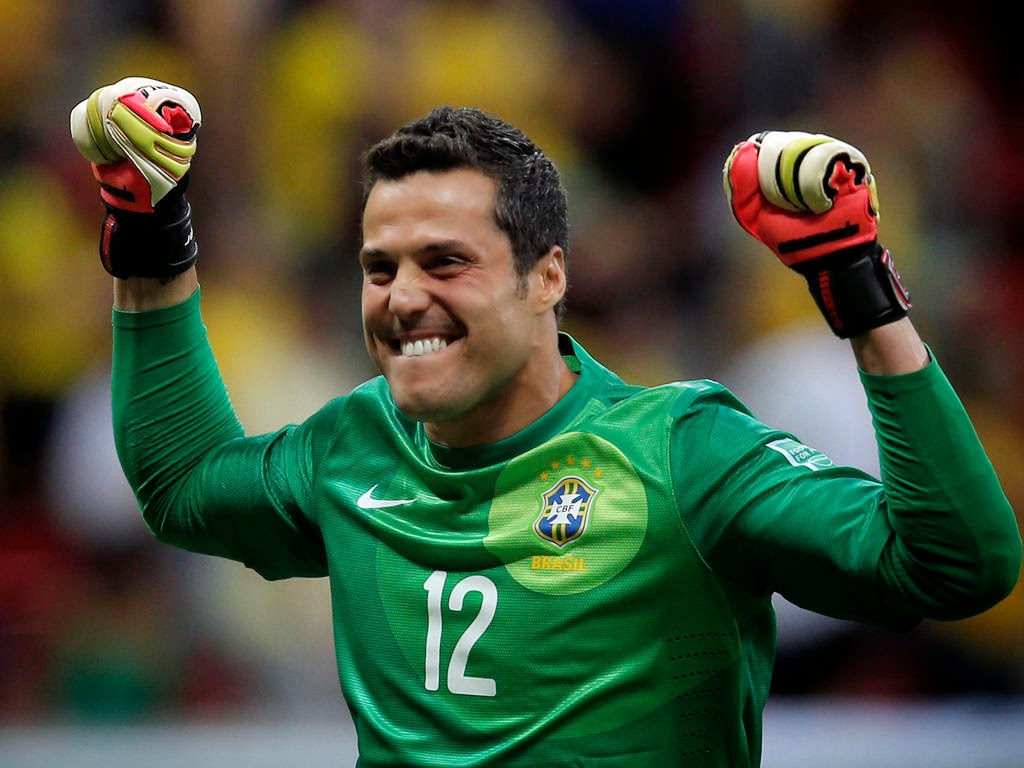 ALL SPORTS PLAYERS: Julio Cesar Brazil Best Keeper 2014