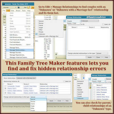 This new feature fixes a hidden family tree problem quickly and easily.