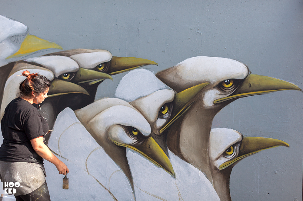 Puerto Rican artist Ana Marietta's London Mural