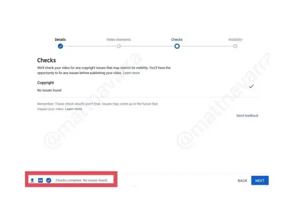 YouTube Copyright Check