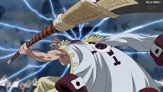 ワンピースアニメ 頂上戦争編 475話 白ひげ グラグラの実 | ONE PIECE Episode 475