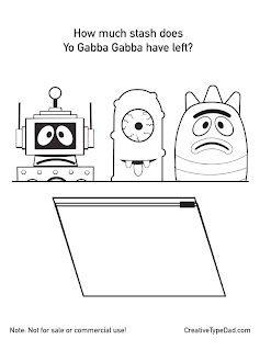 Yo Gaba Gaba coloring sheets