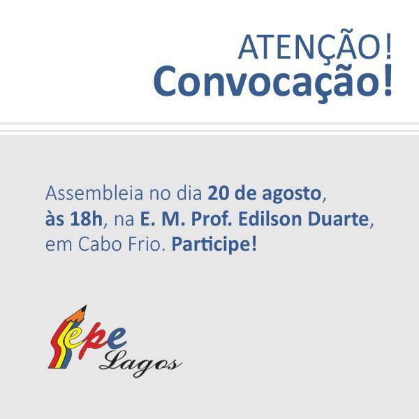 Convocação para assembleia!!!