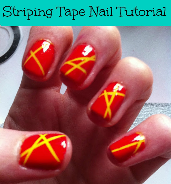 Striping Tape Nail Art Tutorial