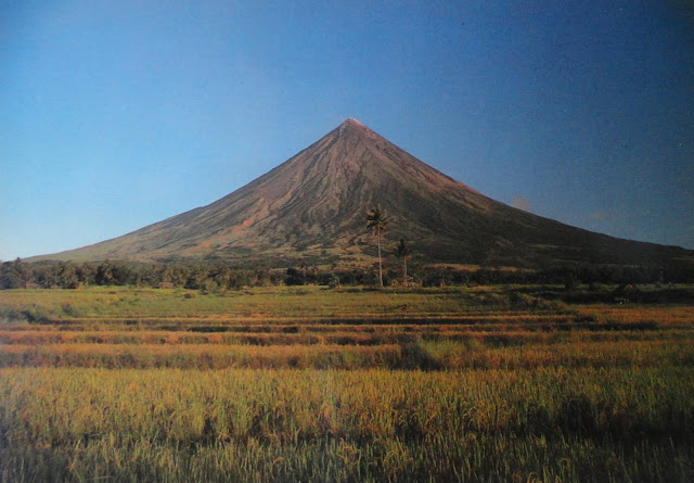 Mayon Volcano postcard