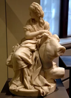 La alegoría de la escultura de Étienne-Maurice Falconet