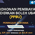 Yayasan Bank Rakyat Scholarship - Pembiayaan Pendidikan Boleh Ubah (PPBU) 