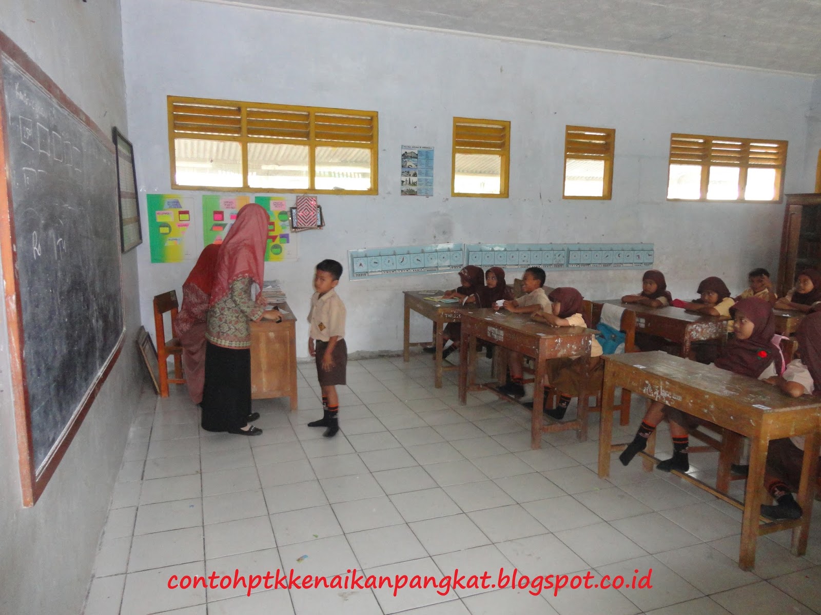 Contoh PTK Kenaikan Pangkat SD Kelas I Bahasa Indonesia Abstrak