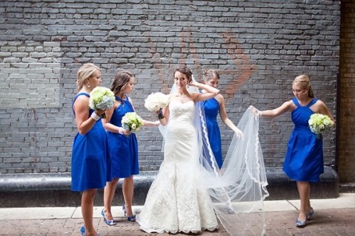 navy blue bridesmaid dress