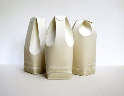 paper shaped bottle water Design Packaging : tetra Hattomonkey milk These pack adorable cartons