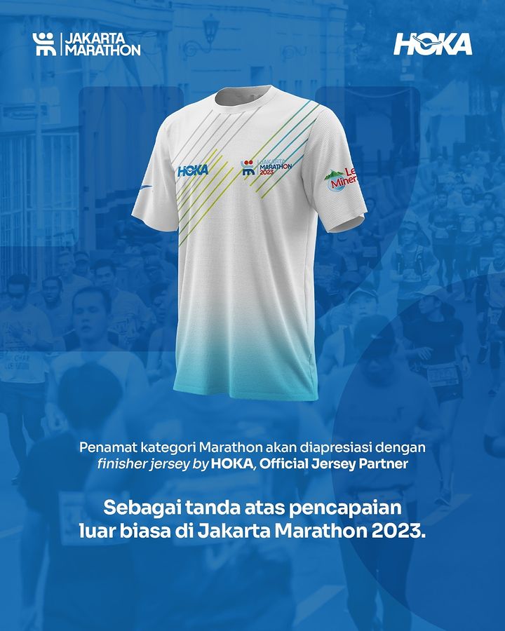 Finisher Tee 👕 Jakarta Marathon 2023