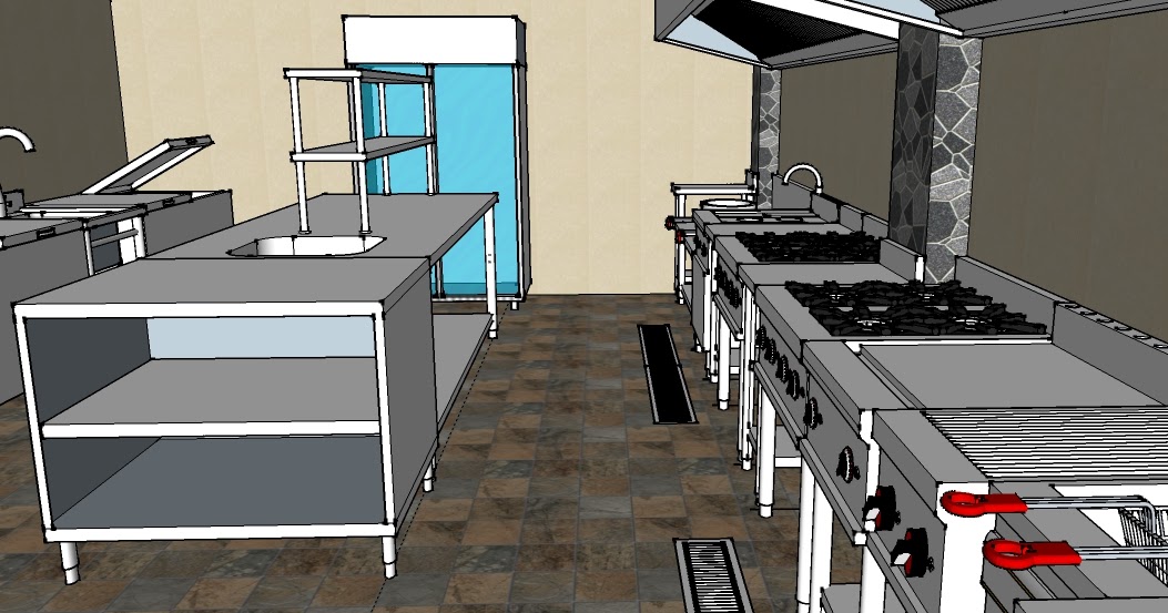  Desain  Dapur  Restoran  Desainrumahid com