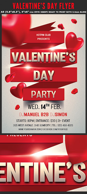  Valentines Day Flyer Template