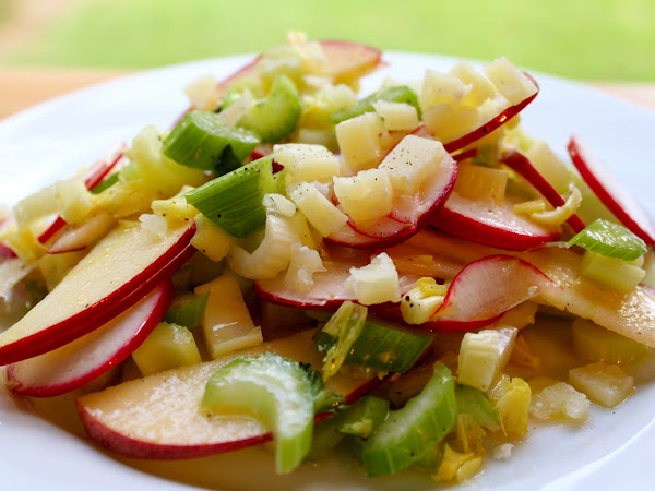 Radish, Celery & Apple salad