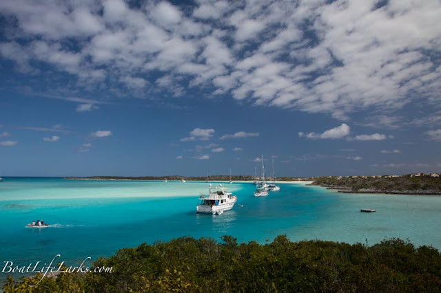 Warderick Wells mooring field, Exuma Land and Sea Park