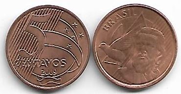 Moeda de 5 centavos, 2009