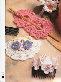 Barrette au crochet 