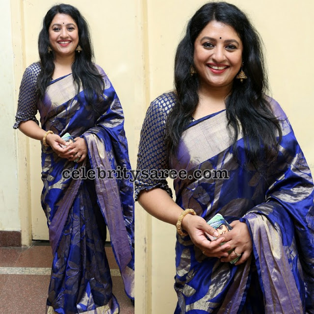 Sana Blue Traditional Silk Saree