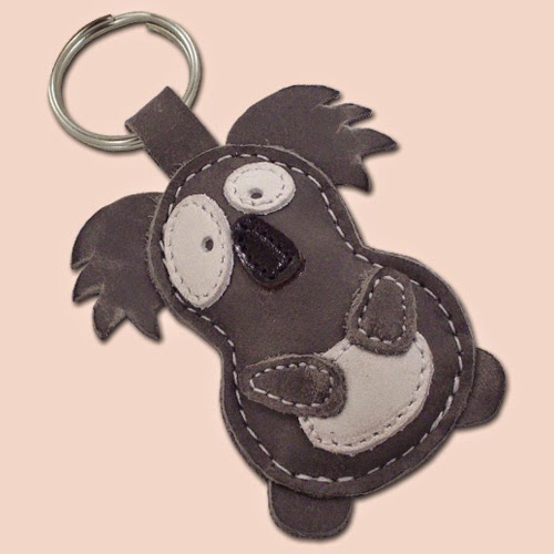 Koala Handmade Leather Keychain On Etsy