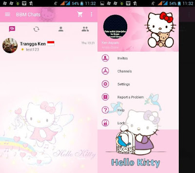 [BBM MOD] Hello Kitty V.210.0.25 (CLONE)  By Trangga Ken