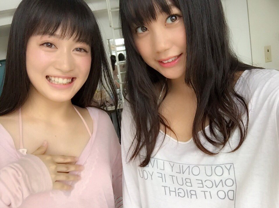 Yabushita Shu 薮下柊 Shibuya Nagisa 渋谷凪咲 Kawakami Chihiro 川上千尋 Nmb48 Bomb 16 11 ボム 16年11号 Idol Gravureprincess Date