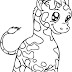 Baby Giraffe Coloring Pages