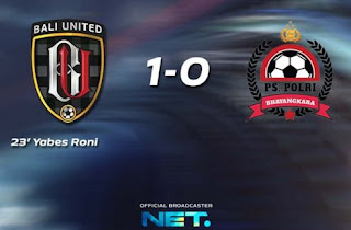 Bali United vs PS Polri 1-0