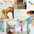 {A Day to Celebrate}: Dusty Rose, Blush Pink, Peach, Light Yellow, Aqua + Lavender