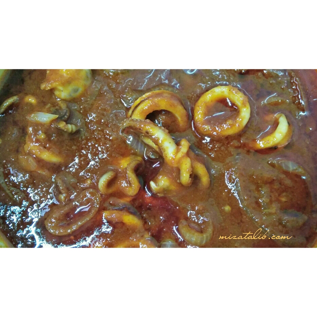 Resepi Sambal Sotong - Miza Talib