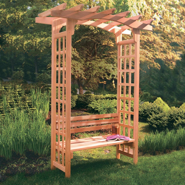 Garden Arbor Bench6