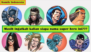 Karakter komik superhero indonesia