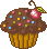 Gif de cupcake e muffin