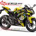 Desain strip Kawasaki RR Mono V Rossi !!