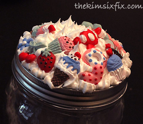 Applying candy