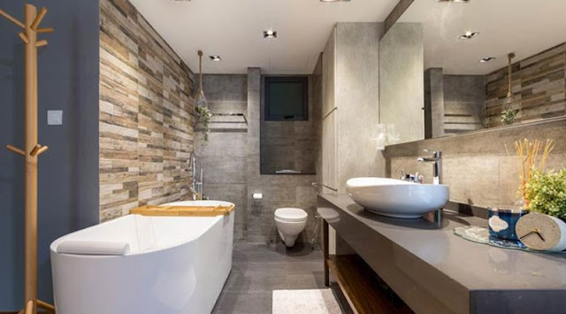 Beautiful Natural Stone Bathroom Design