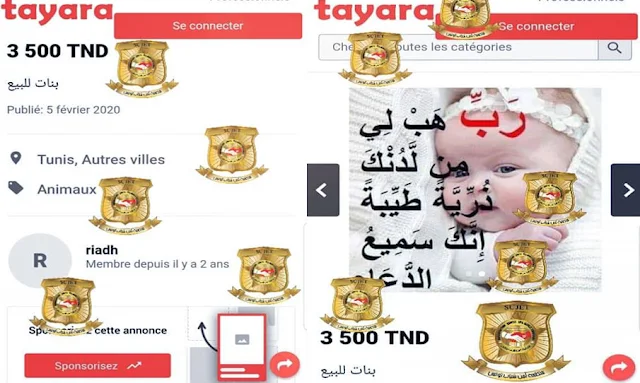 خطير بالصور: إعلان لبيع فتيات على موقع الكتروني تونسي معروف