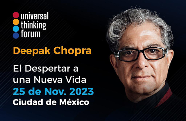Busca Deepak Chopra revolucionar espiritualidad y salud en México